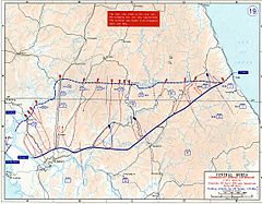 A map of the Chinese Offensive